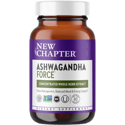 Complément Ashwagandha Bio de New Chapter en boîte