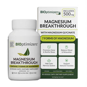Complément BIOptimizers Magnésium 500mg vue avant
