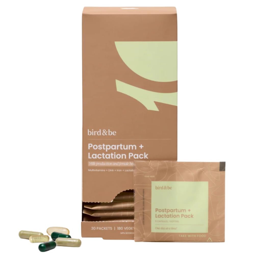 Complément bird&be Postpartum sachets en vue de face