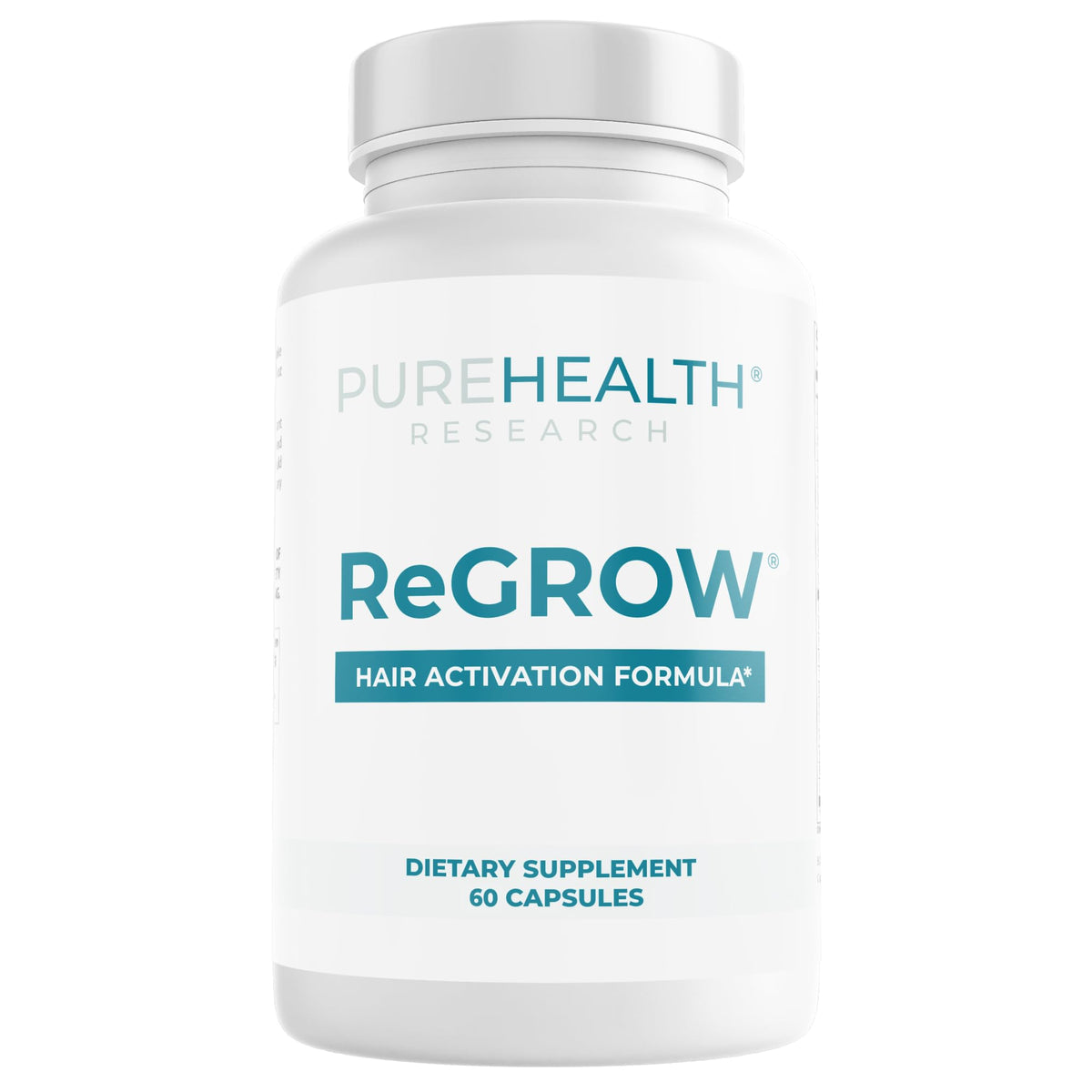 Complément capillaire ReGrow PUREHEALTH RESEARCH 145g, vue de face