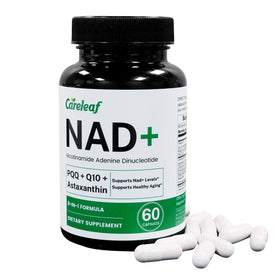 Complément careleaf NAD+ 300mg en boîte, vue avant