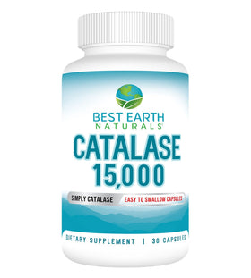 Complément Catalase 15 000 unités de Best Earth Naturals, vue de face
