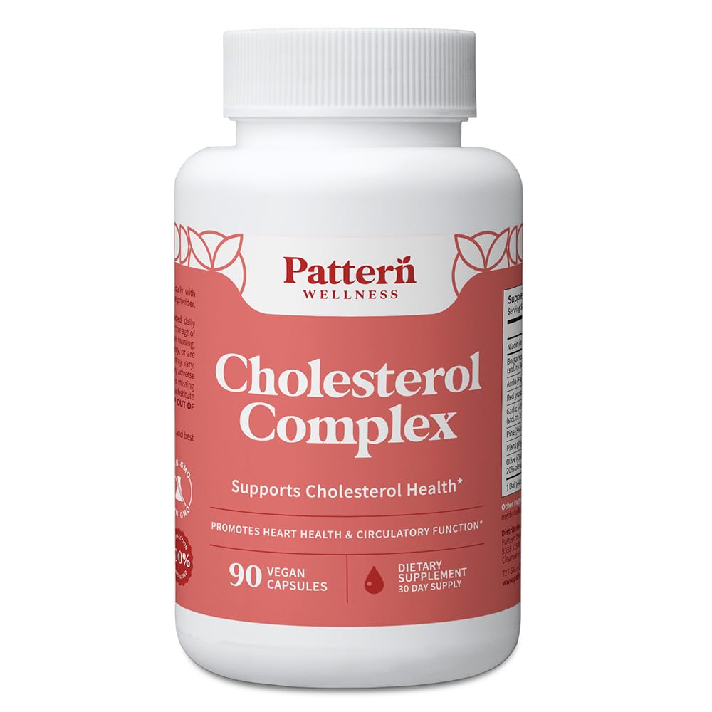 Complément Cholestérol Pattern Wellness 90 capsules végétales vue de face