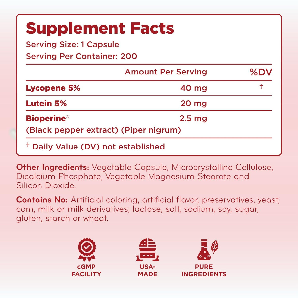 Complément Clear Formulas Luthéine et Lycopène avec fruits et légumes