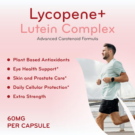 Complément Clear Formulas Luthéine et Lycopène sur une table