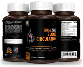 Complément Clinical Daily Circulation Sanguine capsules sur fond blanc