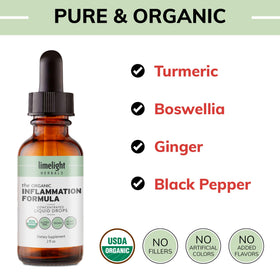 Complément Curcuma LIMELIGHT HERBALS sur une table en bois