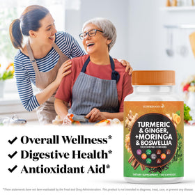 Complément Curcuma Moringa Superfood MD avec ingrédients naturels