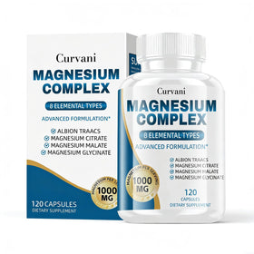 Complément Curvani Magnésium Complexe 120 Capsules, vue de face
