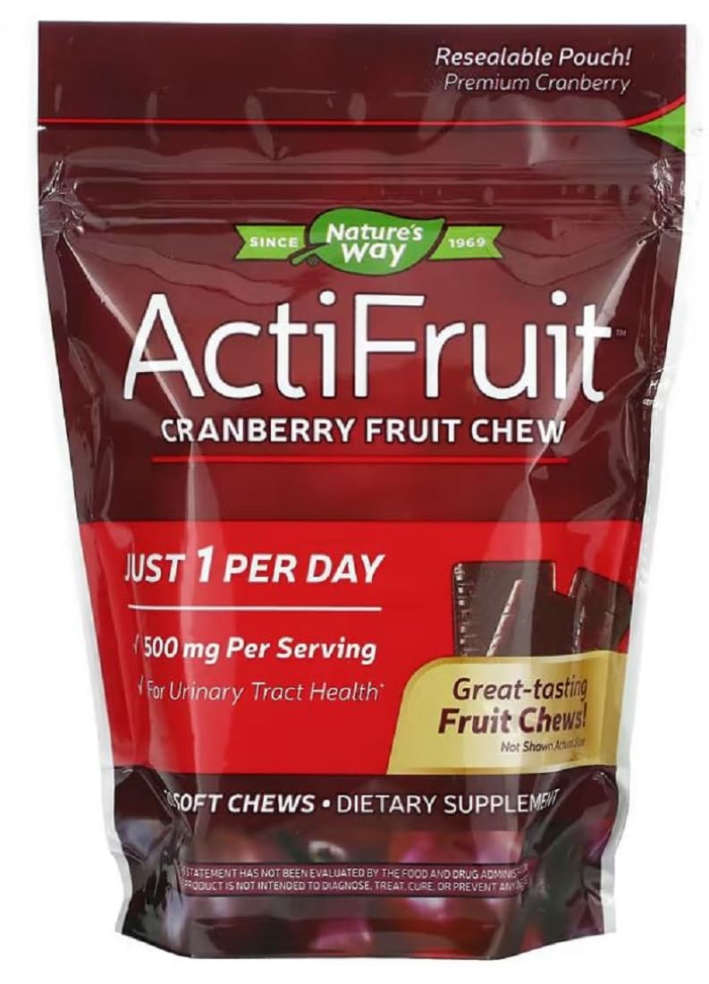 Complément de Canneberge ActiFruit™ 20 Chews en emballage