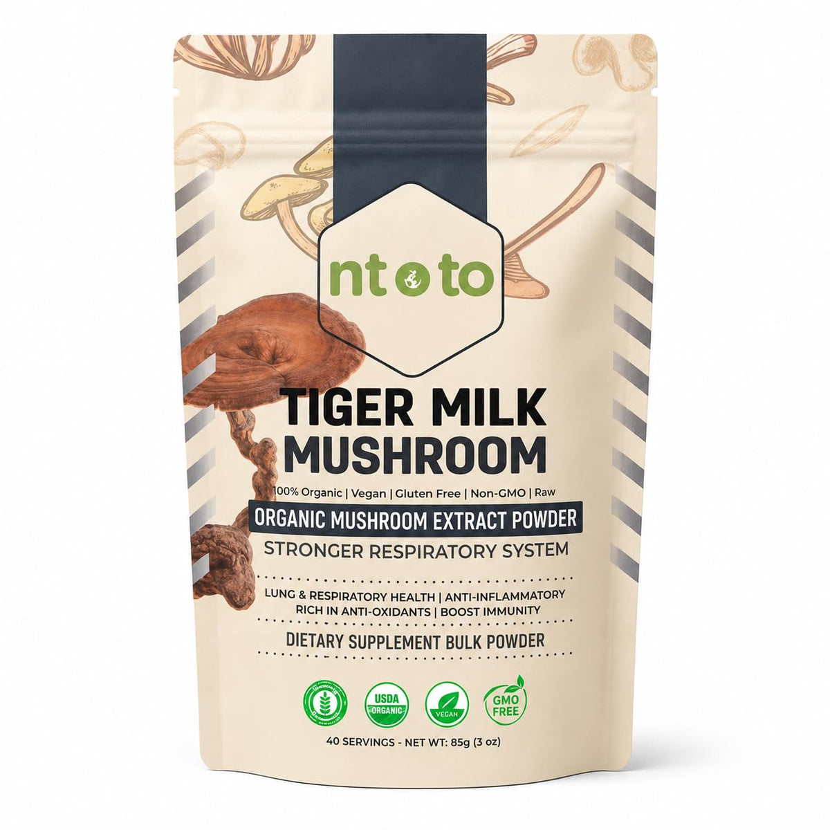Complément de champignon Lait de Tigre 85g vue de face