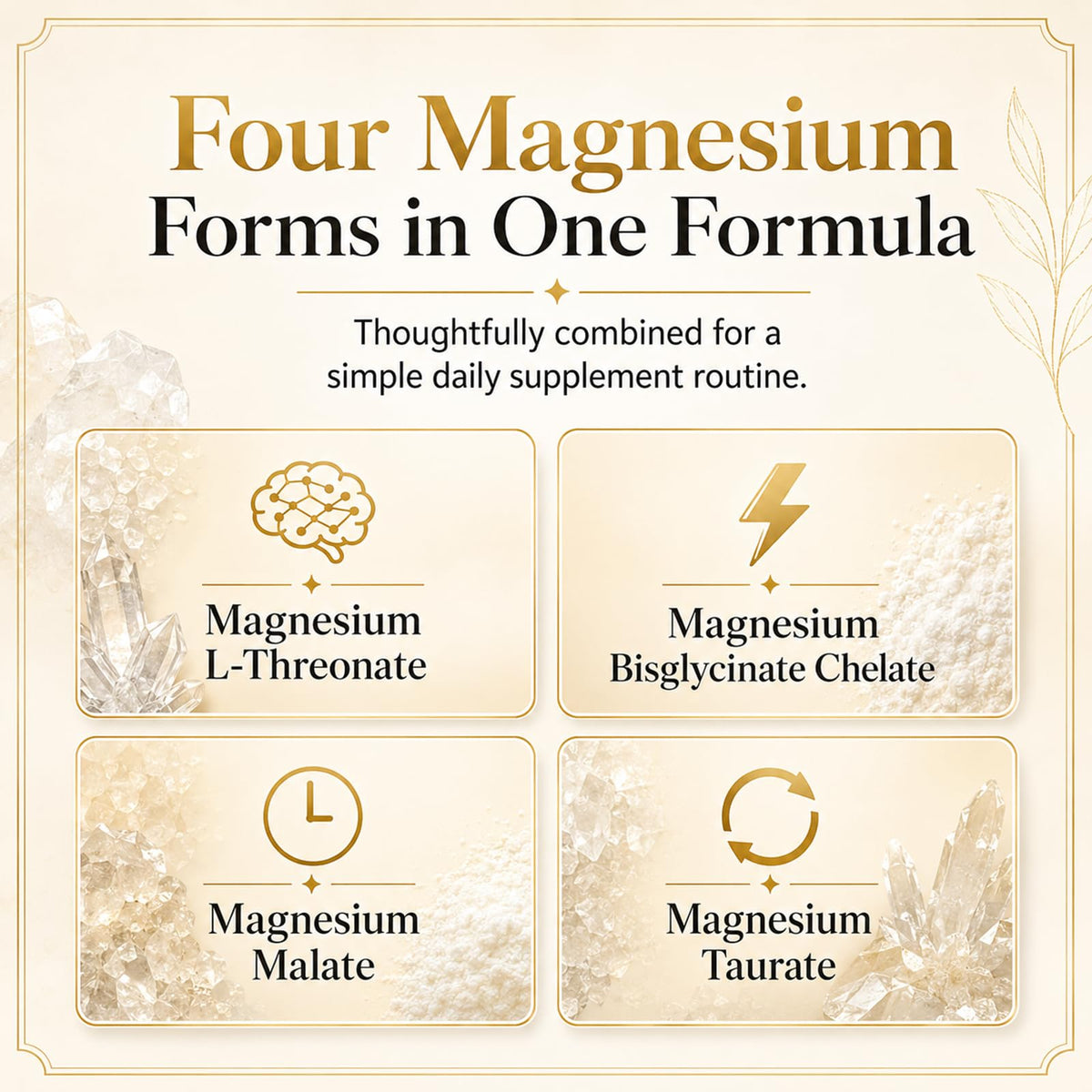 Complément de magnésium Gold Seal Organic, capsules sur une surface en bois