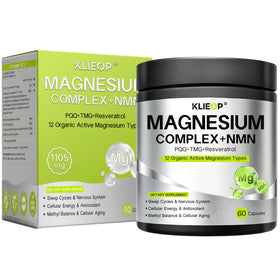 Complément de magnésium klieop 12-en-1, boîte vue avant