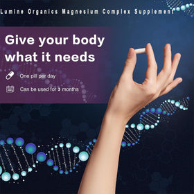 Complément de magnésium Lumine Organics - détail des ingrédients