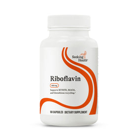 Complément de riboflavine Seeking Health 400 mg, vue avant