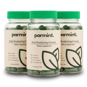 Complément déodorant naturel parmint. 90 capsules en bouteille