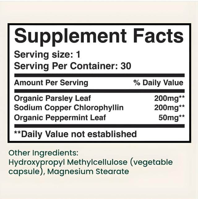 Complément déodorant parmint. sur une table avec un livre