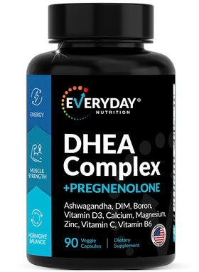 Complément DHEA Micronisé 200mg d'EVERYDAY NUTRITION, vue de face