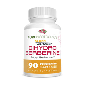 Complément Dihydroberbérine GlucoVantage 100 mg de Pure Nootropics, vue avant
