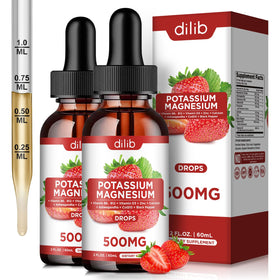 Complément dilib citrate de potassium et magnésium 500mg en bouteille