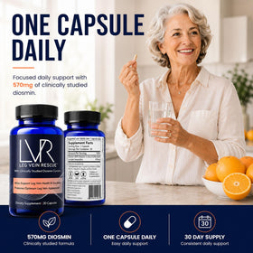 Complément diosmine 570mg LEG VEIN RESCUE capsule