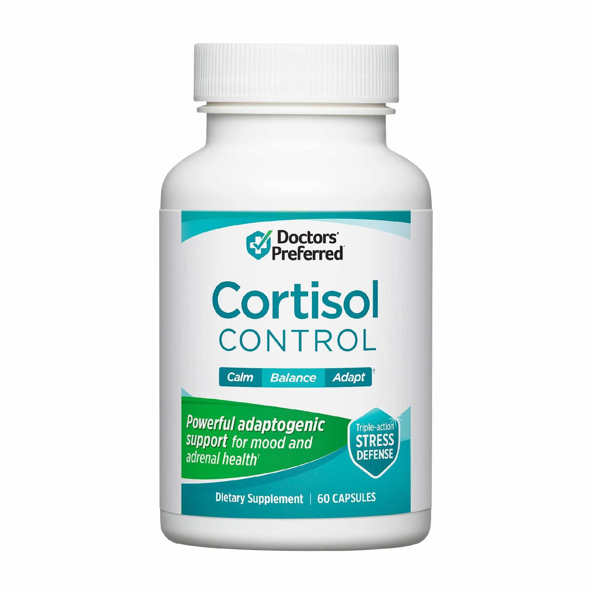 Complément DOCTORS' PREFERRED Contrôle du Cortisol 68g - vue avant