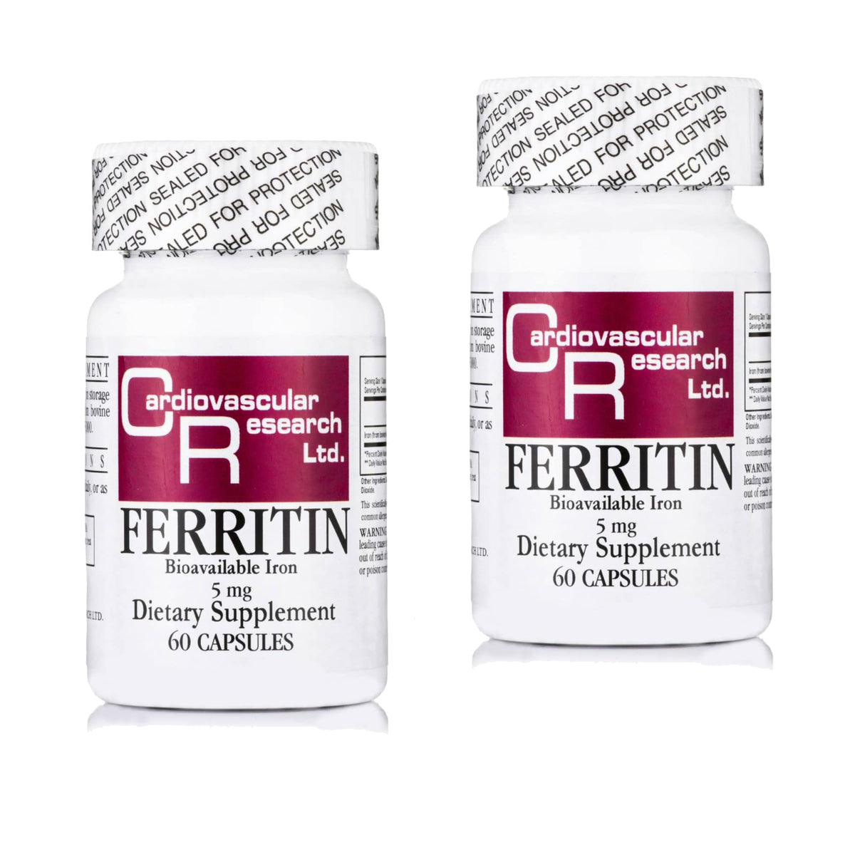 Complément Ferritine de Cardiovascular Research, vue de face