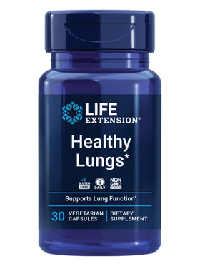 Complément Healthy Lungs Life Extension devant avec 30 capsules