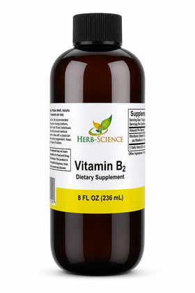 Complément Herb-Science B2 Riboflavine 8 Fl.oz. vue avant