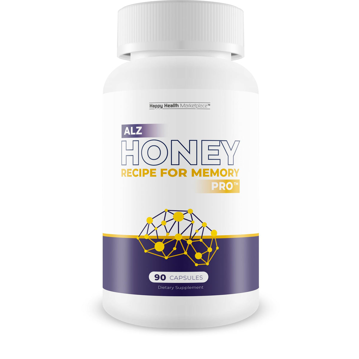 Complément Honey Recipe for Memory de Happy Health, vue de face