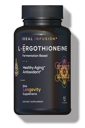 Complément Ideal Infusion L-Ergothioneine 30mg, vue avant avec emballage