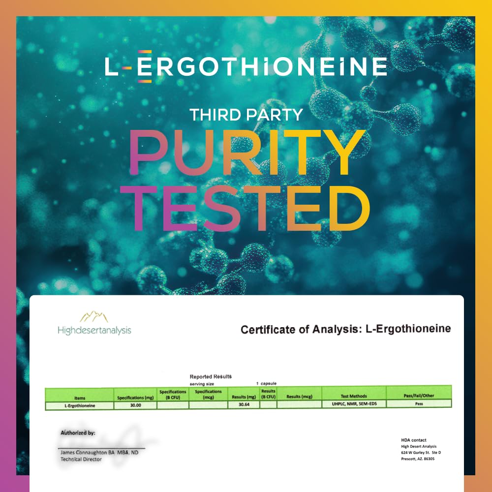 Complément Ideal Infusion L-Ergothioneine avec d'autres compléments alimentaires