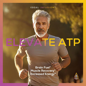 Complément Ideal Infusion L-Ergothioneine, en gros plan sur le flacon