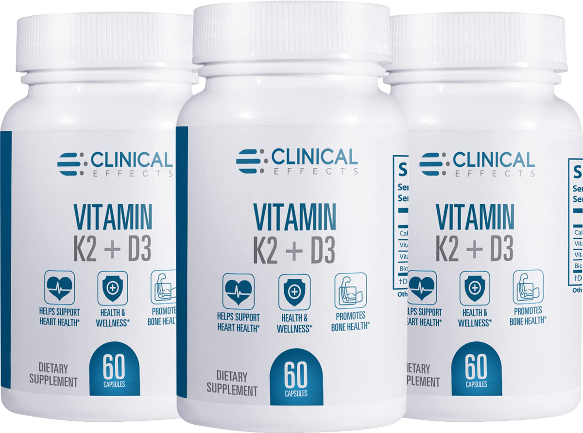 Complément K2 + D3 Clinical Effects 240g - vue avant