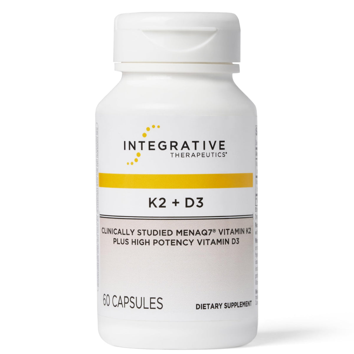Complément K2 + D3 d'Integrative Therapeutics, boîte de 60 capsules
