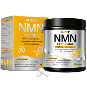 Complément klieop NMN 1000mg avec CoQ10 et Resveratrol, vue de face
