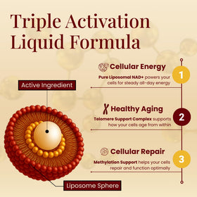 Complément Liposomal NAD+ dans un environnement de cuisine