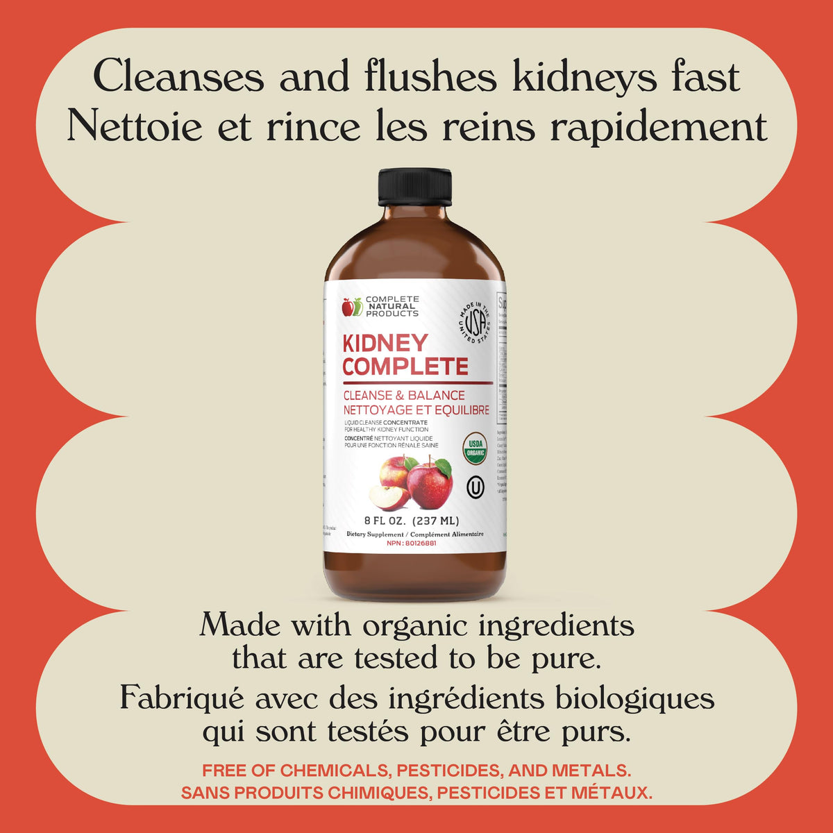 Complément Liquide ACV Citron 240 ml - utilisation quotidienne
