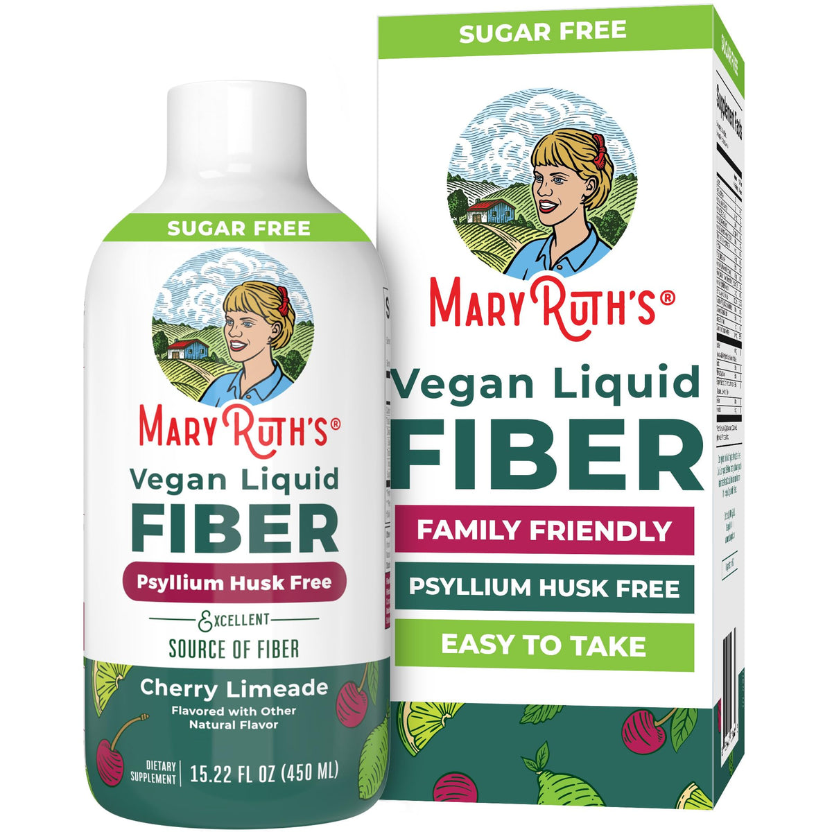 Complément liquide de fibre MARYRUTH'S au baobab, bouteille de 545g