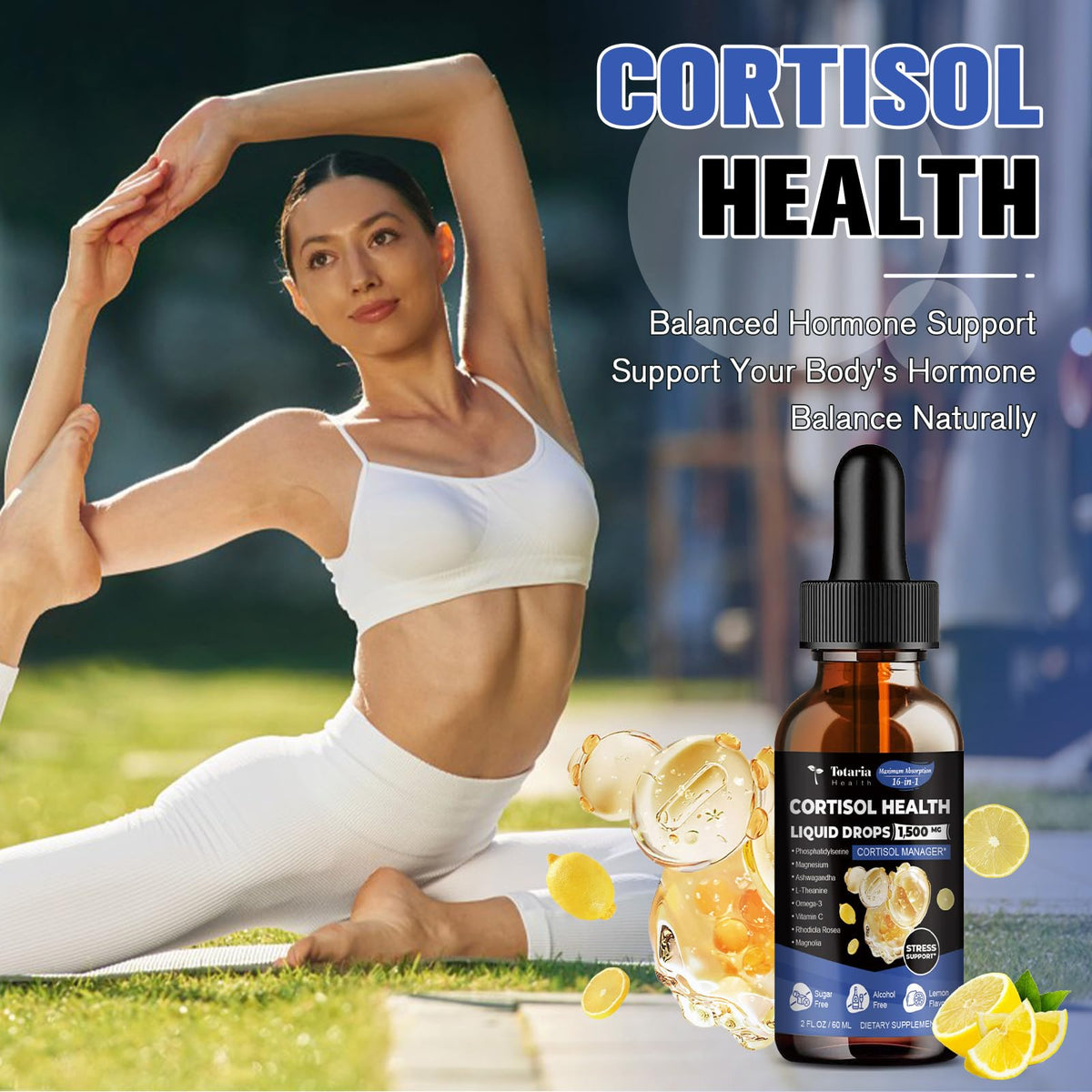 Complément liquide Totaria avec goutteuse ouverte