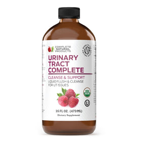 Complément liquide urinaire 12oz de Complete Natural Products avec étiquette visible