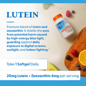 Complément Luteine 20 mg Doctor's BEST avec fleurs de souci en arrière-plan