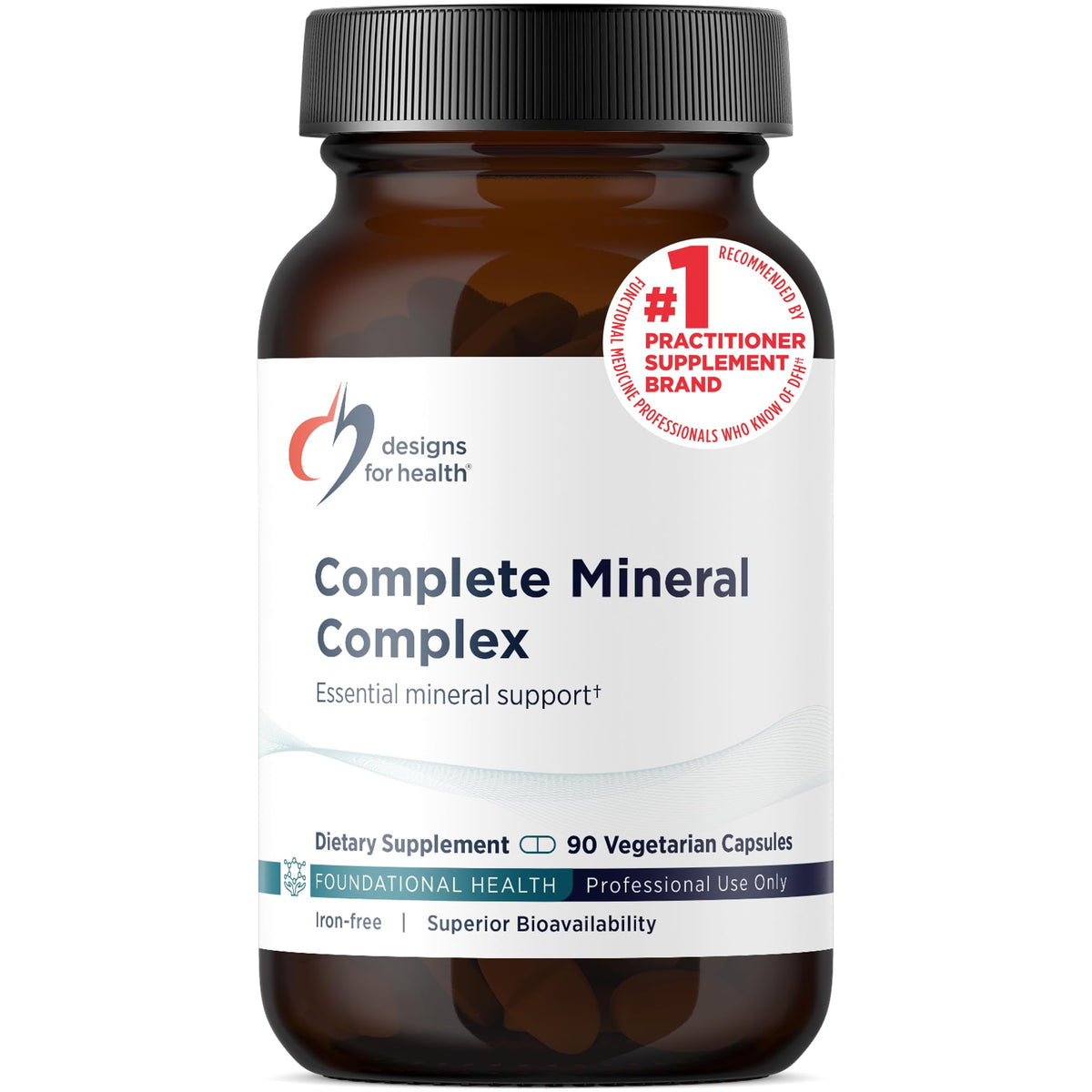 Complément Minéral Complet Designs for Health 90 capsules vue de face