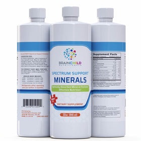 Complément minéraux liquide BrainChild Nutritionals 32oz vue avant
