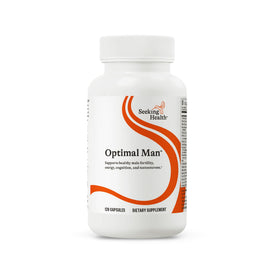 Complément multivitaminé Optimal Man de Seeking Health, vue avant