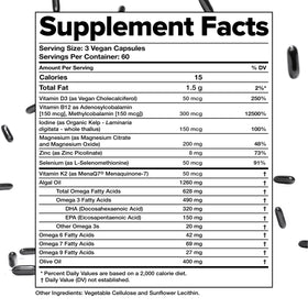 Complement Multivitamines Essentielles Vegan avec ingrédients clés