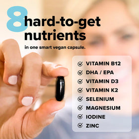 Complément Multivitamines Végétalien 30 Capsules - prise quotidienne