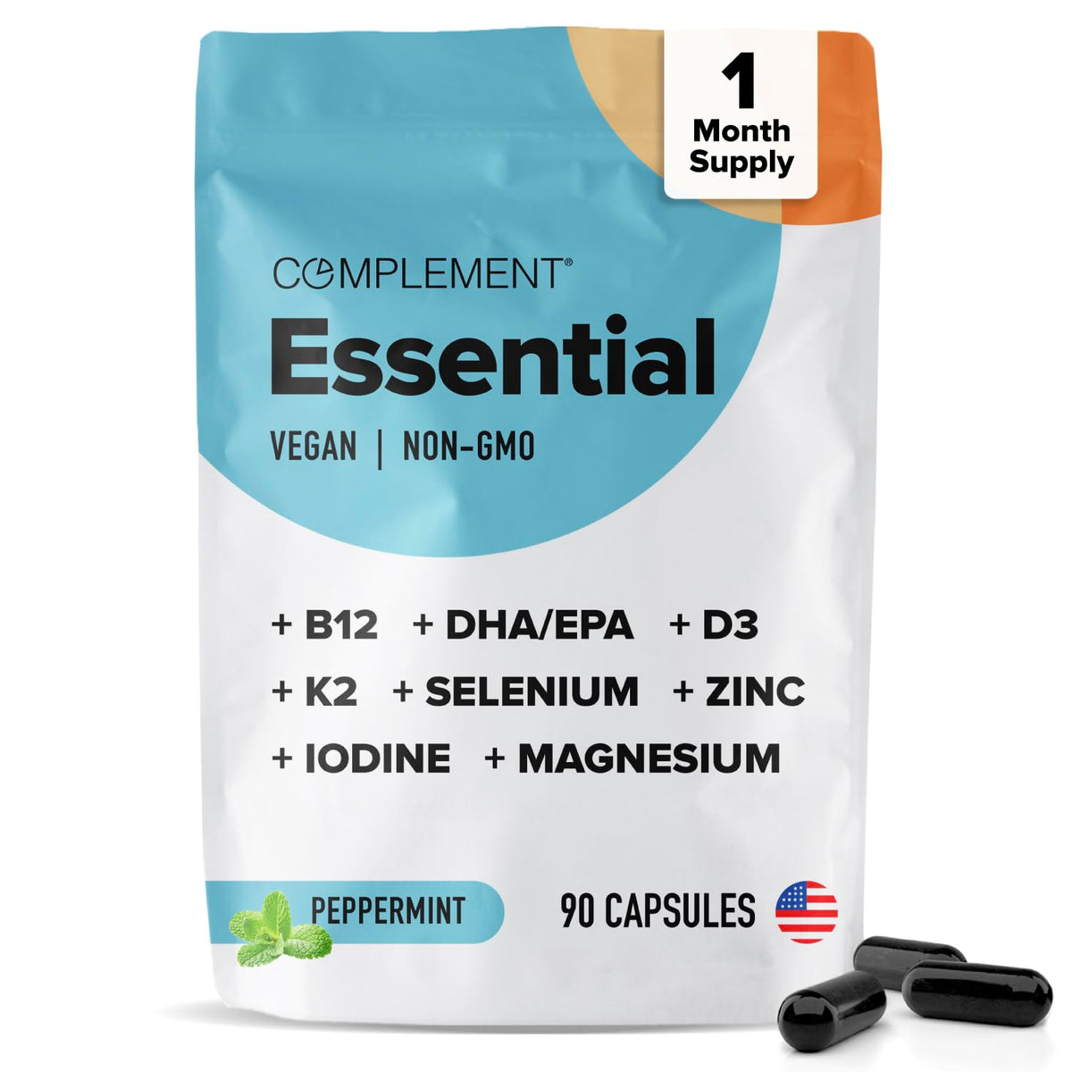 Complément Multivitamines Végétalien 30 Capsules - vue avant