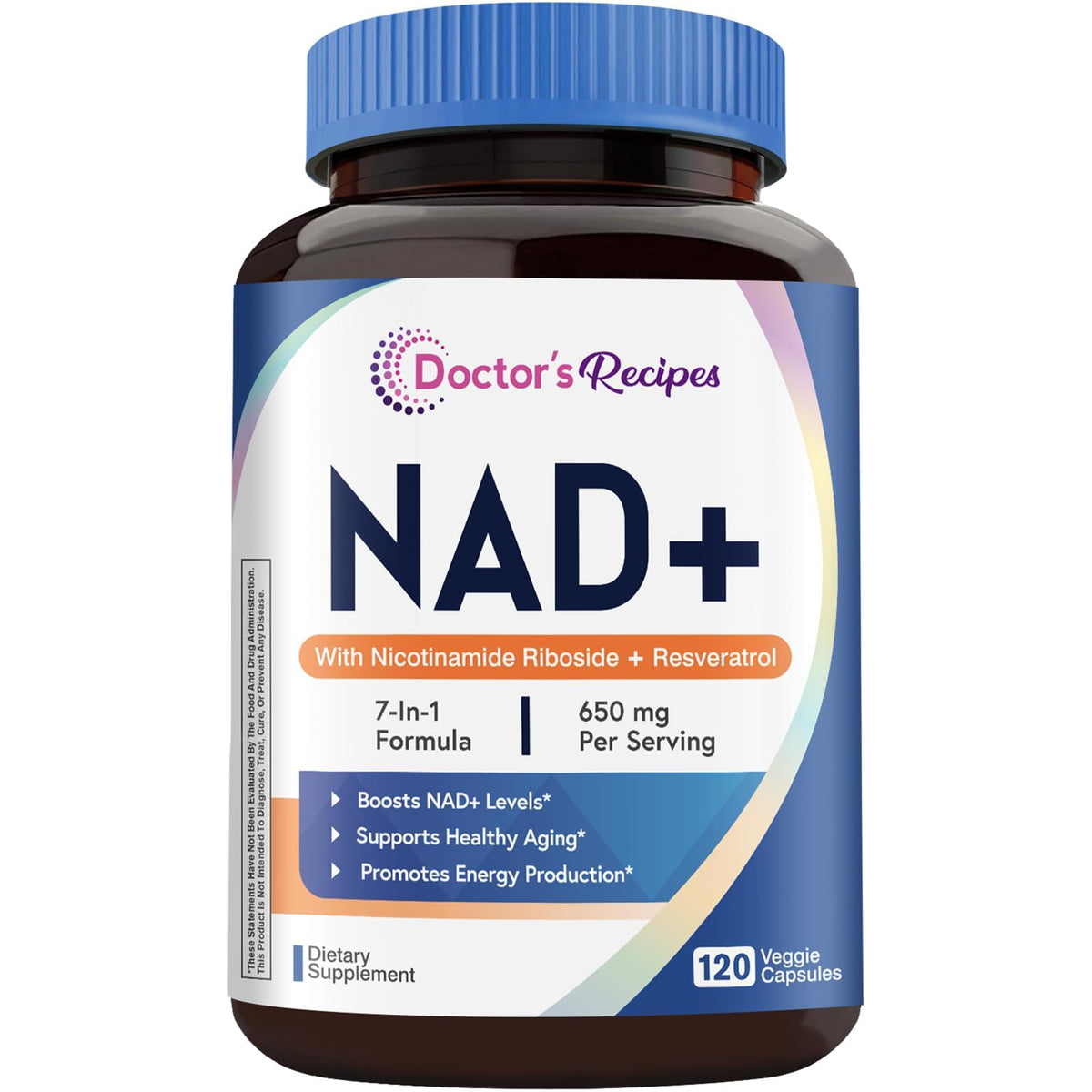 Complément NAD de Doctor's Recipes 120 capsules végétales