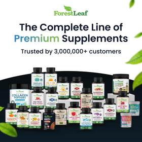 Complément NAD+ ForestLeaf à côté de vitamines